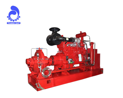 Bơm cứu hỏa Ebara động cơ Diesel 2 cửa hút
