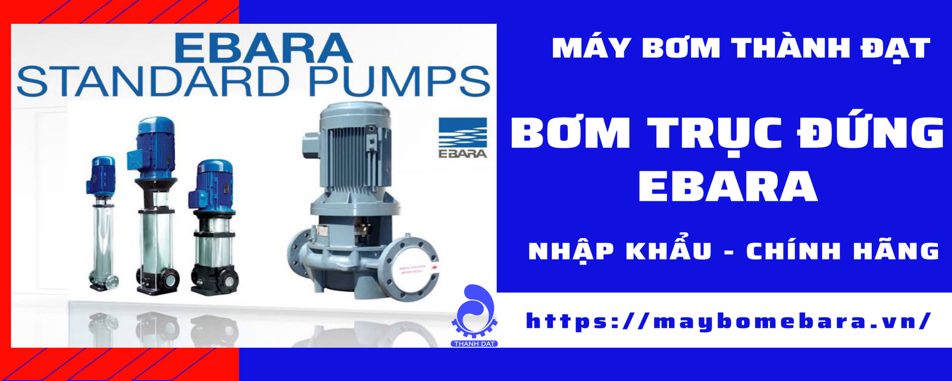 Máy bơm trục đứng Ebara